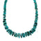 Navajo Kingman Turquoise Sterling Silver Bead Necklace NX12044