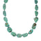 Navajo Sterling Silver And Kingman Turquoise Chunky Bead Necklace NX12031
