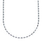 Navajo Hematite Hand Strung Liquid Silver Necklace NX12034