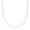 Native American Hand Strung Liquid Silver 3-Strand Necklace NX12053
