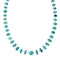 Navajo Sterling Silver And Turquoise Bead Native American Necklace NX12062