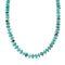 Navajo Turquoise Sterling Silver Bead Necklace NX12067