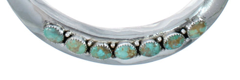 Navajo Turquoise Sterling Silver Collar Necklace Set NX12089