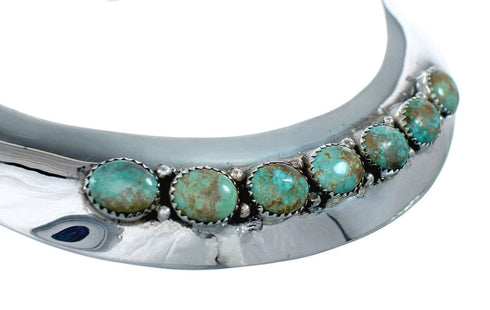 Navajo Turquoise Sterling Silver Collar Necklace Set NX12089