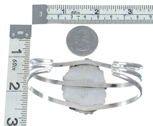 Genuine Navajo Amber Sterling Silver Cuff Bracelet NX12079