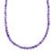 Navajo Sterling Silver Amethyst Bead Necklace NX12103