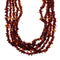 Amber And Sterling Silver 5-Strand Southwest Bead Necklace NX12101