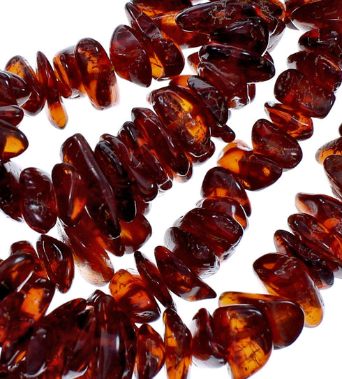 Amber And Sterling Silver 5-Strand Southwest Bead Necklace NX12101