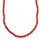 Navajo Native American Sterling Silver Coral Bead Necklace NX12098