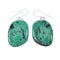 Navajo Turquoise Sterling Silver Hook Dangle Earrings Native American NX12117