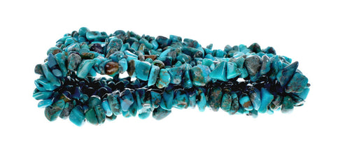 Kingman Turquoise Bead Stretch Bracelet NX12125