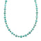 Genuine Navajo Turquoise Sterling Silver Bead Necklace NX12132