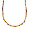 Amber Sterling Silver Native American Bead Necklace NX12142