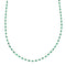 Hand Strung Liquid Silver Malachite Necklace NX12146