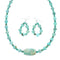 Native American Navajo Turquoise Bead Necklace And Earrings Set NX12130