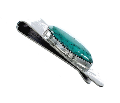 Unique Native American Turquoise And Sterling Silver Navajo Money Clip NX12178