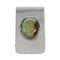 Navajo Turquoise And Sterling Silver Native American Money Clip NX12181