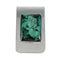 Native American Navajo Turquoise And Sterling Silver Money Clip NX12185