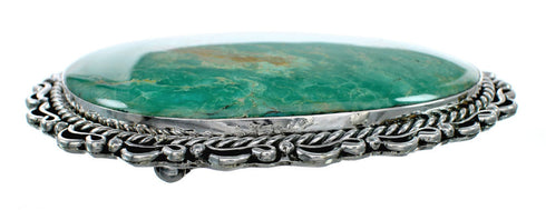 Genuine Native American Navajo Sterling Silver Turquoise Belt Buckle NX12158