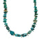 Kingman Navajo Turquoise Sterling Silver Bead Necklace NX12207