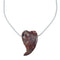 Sterling Silver Jasper Heart Italian Snake Chain Necklace Set NX12205