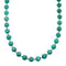 Genuine Navajo Turquoise Sterling Silver Bead Necklace NX12223
