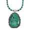 Genuine Turquoise Sterling Silver Navajo Necklace NX12238
