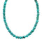 Authentic Navajo Turquoise Sterling Silver Bead Necklace NX12242