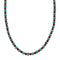 Navajo Sterling Silver Turquoise And Coral Bead Necklace NX12283