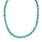 Authentic Navajo Turquoise Sterling Silver Bead Necklace NX12250