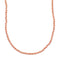 Genuine Pink Coral Sterling Silver Navajo Bead Necklace NX12257