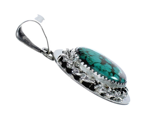 Native American Navajo Turquoise Sterling Silver Pendant NX12278