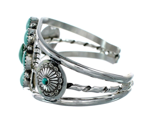 Genuine Navajo Turquoise Sterling Silver Cuff Bracelet NX12295