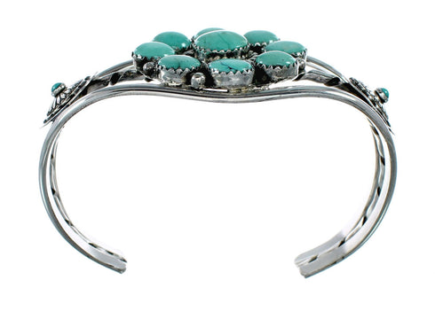 Genuine Navajo Turquoise Sterling Silver Cuff Bracelet NX12295