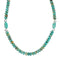 Native American Navajo Turquoise Sterling Silver Bead Necklace NX12318