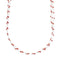 Native American 3-Strand Liquid Sterling Silver Coral Bead Necklace NX12454