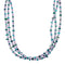 Navajo 3-Strand Multicolor Sterling Silver Bead Necklace NX12443