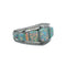 Authentic Zuni White Opal Inlay Sterling Silver Ring Size 7 NX12422