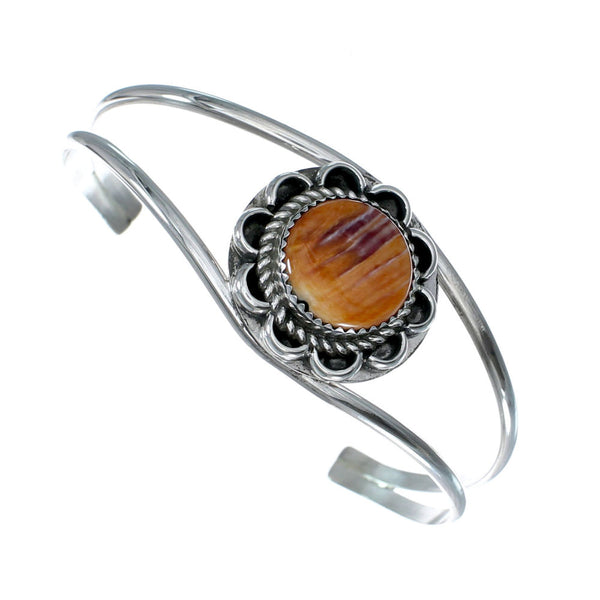 Native American Navajo Oyster Shell Sterling Silver Cuff Bracelet NX12447