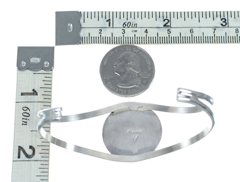 Native American Navajo Oyster Shell Sterling Silver Cuff Bracelet NX12447