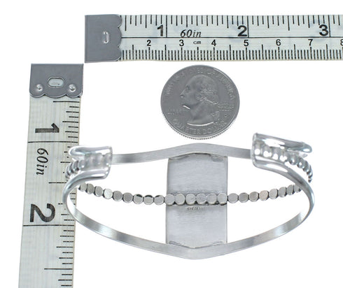 Navajo Turquoise Sterling Silver Cuff Bracelet NX12498