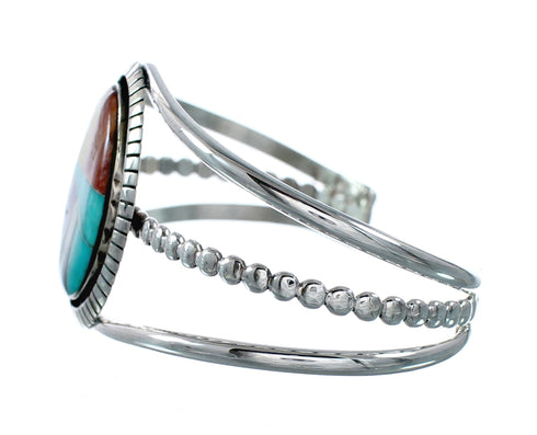 Genuine Zuni Multicolor Sterling Silver Bracelet NX12466