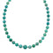 Navajo Turquoise Sterling Silver Bead Native American Necklace NX12480