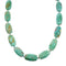 Navajo Carico Lake Turquoise Sterling Silver Bead Necklace NX12472