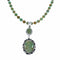 Navajo Kingman Turquoise Sterling Silver Necklace NX12512