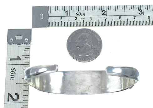 Native American Navajo Sterling Silver Turquoise Cuff Bracelet NX12522