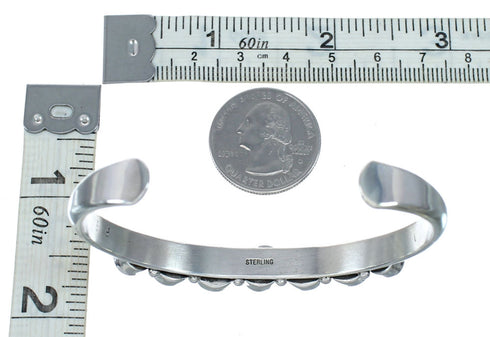 Genuine Navajo Sterling Silver Turquoise Cuff Bracelet NX12523