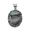 Genuine Australian Opal Sterling Silver Pendant NX12588