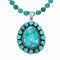 Genuine Navajo Turquoise Sterling Silver Necklace NX12562