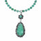 Genuine Navajo Turquoise Sterling Silver Necklace NX12569